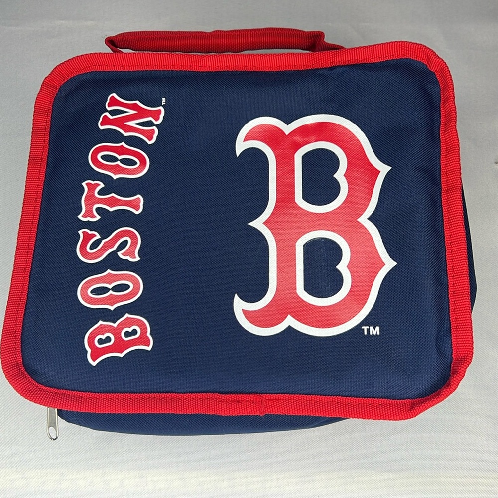 Boston Red Sox baseball insulated lunchbox cooler bag